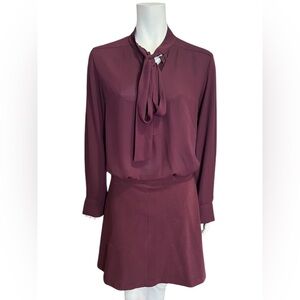 BABATON Burgundy Blouse Size Large